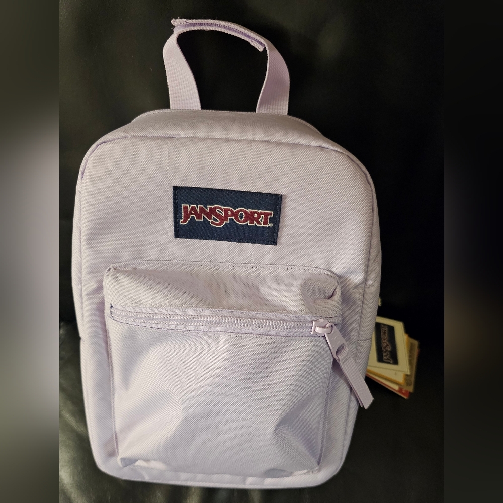 Jansport Lavender Compact Backpack Lunchbag New With Tags